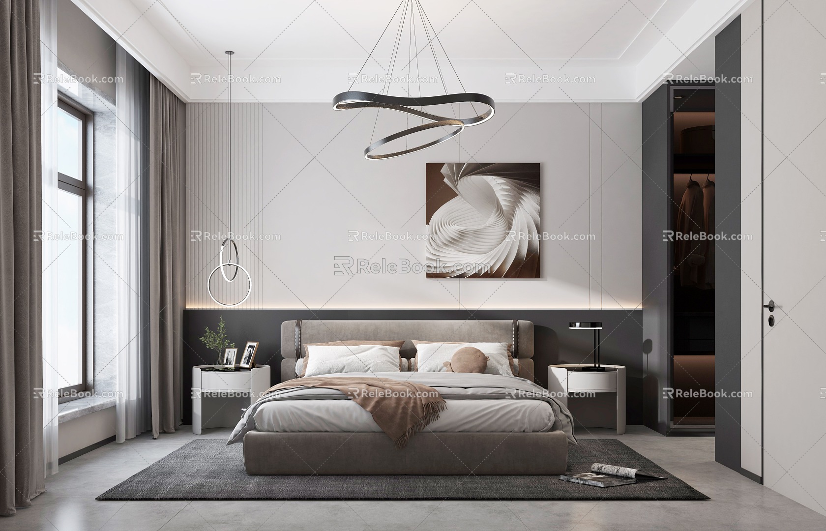 Modern Bedroom 3d model