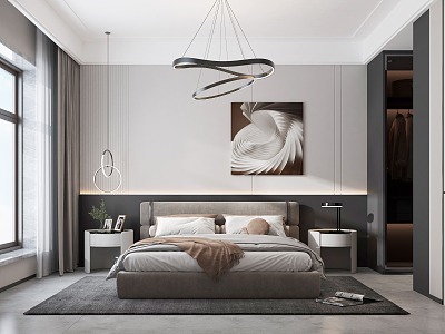 Modern Bedroom 3d model