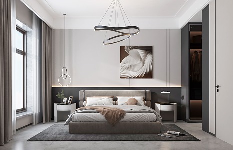 Modern Bedroom 3d model