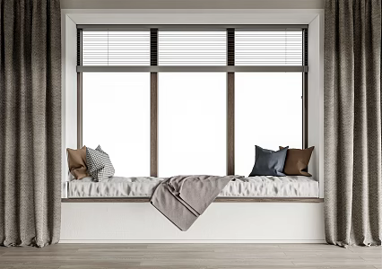 Modern Bay Window 3d model