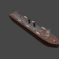 FIDE MARIASTE II Ship With Black Red Hull White Superstructure And Twin Smokestacks