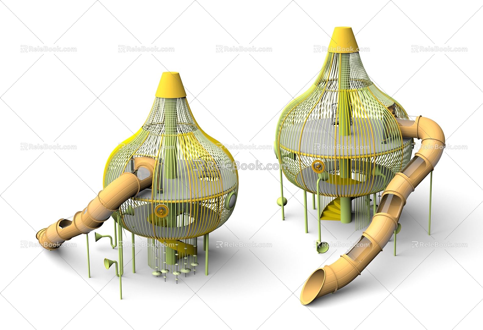 Water Drop Exploration Park Non-standard Features Expansion Park Crawl Amusement Park Children's Amusement Park Amusement Sparks 3d model