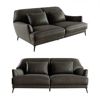 Double sofa 3d model