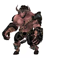 Bull Demon Monster 3d model