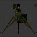 Portable Military Missile Launcher With Tripod Stand And Control Unit