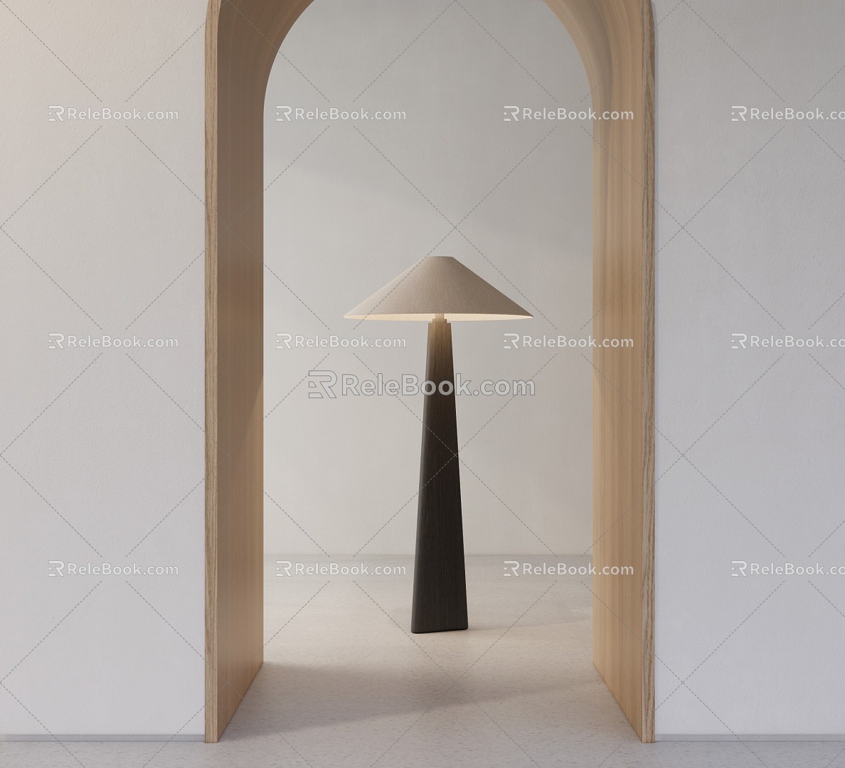 Modern floor lamp pencil floor lamp 3d model