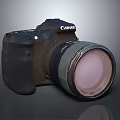 DSLR Camera Card Machine Digital Camera Digital Camera Photographic Equipment 3d model