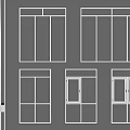 Casement Windows Various Designs With Aluminum Frames And Glass Panels For Home Architectural Use