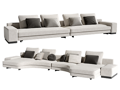 Modern Combination Sofa Multiplayer Sofa model