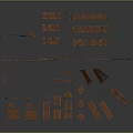 Various Wood And Stone Construction Components Featuring Railings Flooring And Frames