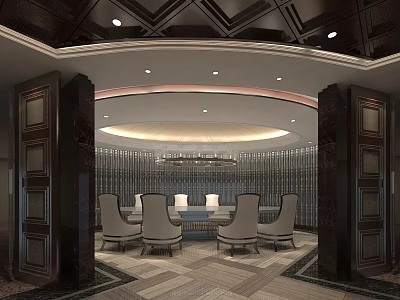 Executive Lounge Angle 01 3d model Executive Lounge Angle 01 3d model