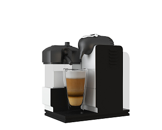 Modern coffee machine 3d model