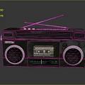 Sony Walkman Recorder Vintage Recorder Card Machine Tape Retro Recorder 3d model