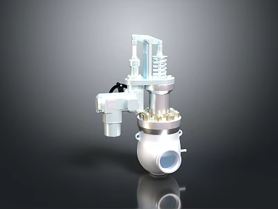 Pipe water pipe valve iron pipe fitting flange tee joint pipe water pipe valve 3d model