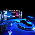 Lexus LC600h Launch Event Scene With Stage Lighting And Large Screens