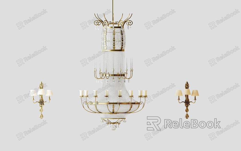 European-style lamp combination model