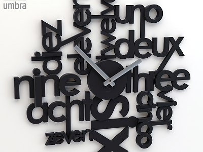 Art Alphabet Watch 3d model