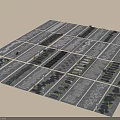 Various Stepping Stones Design With Different Patterns And Green Plants For Garden