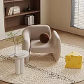 Modern Single Sofa 3d model