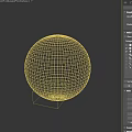 White Decorative Sphere With Intricate Scaly Textured Surface And Modern Design