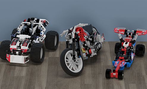 Modern Toys Formula Lego Racing Toys 3d model