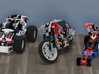 Modern Toys Formula Lego Racing Toys 3d model