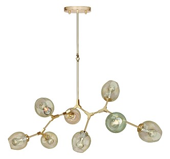 Post-modern special-shaped chandelier 3d model