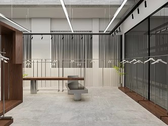 Women's Clothing Exhibition Hall Space Design Shop Design Exhibition Hall Design Clothing Exhibition Hall Design 3d model