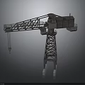 Industrial Tower Crane As Heavy Duty Construction Lifting Equipment With Metal Boom And Stable Base