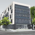 modern architecture 3d model
