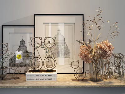 Modern Ornaments Combination Decorations Ornaments 3d model