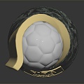 Modern Trophy World Cup Soccer Trophy Champions Trophy 3d model