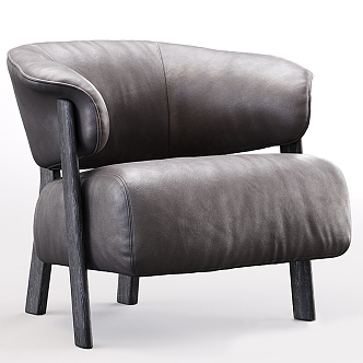 Sofa Single Sofa Seat Casual Sofa 3d model