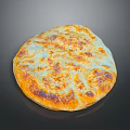 Freshly Baked Cheesy Pizza With Golden Crust And Melted Cheese Topping