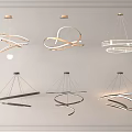 Modern Contemporary Chandeliers With Various Spiral And Curved Designs For Interior Lighting