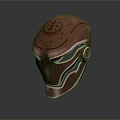 Cyber helmet Cyber mask sci-fi mask sci-fi helmet 3d model