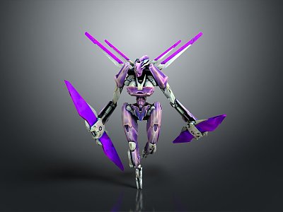 Mech warrior machine battle armor mechanical battle armor machine warrior battle robot game robot 3d model