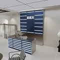 Elegant Modern Clothing Store Front With Glass Windows And Fashion Displays