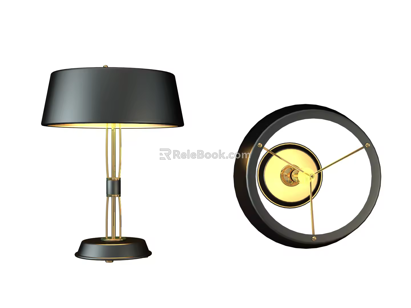 Modern table lamp 3d model
