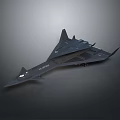 Advanced Stealth Combat Aircraft With Sleek Design As Modern Military Weapon