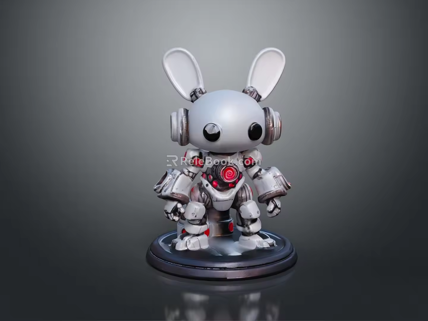 Rabbit Machine Rabbit Mechanical Rabbit Mech Rabbit Science Fiction Rabbit Cyberpunk Rabbit Cyberpunk Rabbit 3d model