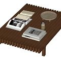 Wind Tea Table Middle Ancient Style Tea Table 3d model