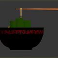 Commercial Kitchen Equipment For Ramen Making With Bowl Chopsticks And Ingredients