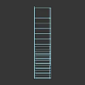 Modern Staircase Design With Wooden Wall Black Metal Handrail And Marble Steps