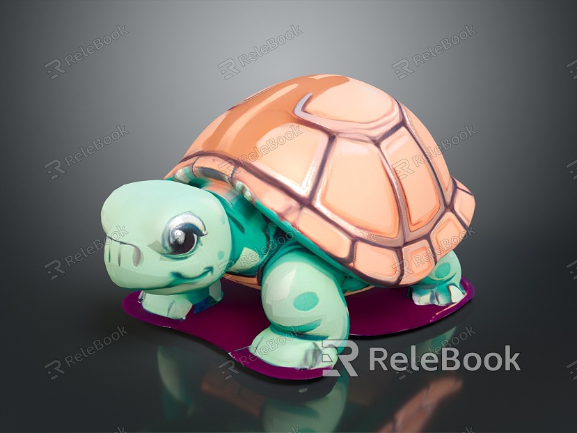 Turtle Turtle Cartoon Turtle Snapping Turtle Chickbill Turtle Reptile Cold Blooded Animal Reptile Reptile Class model