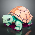 Turtle Cartoon Turtle Snapping Turtle Chickbill Turtle Reptile Cold Blooded Animal Reptile Class 3d model