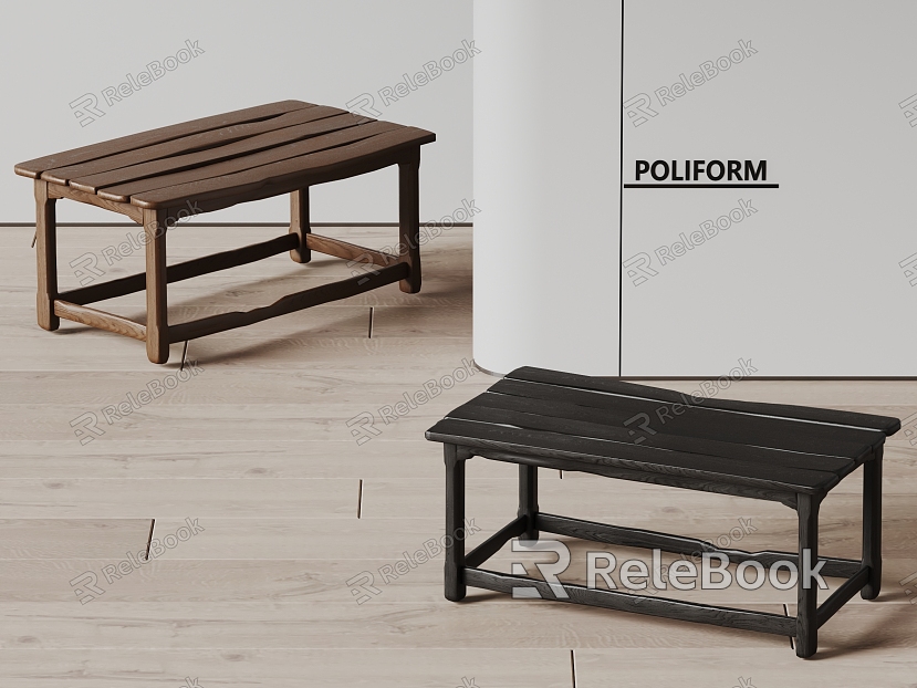 poliform Stool Solid Wood Stool Single Stool Casual Stool model