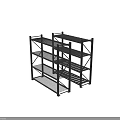 Heavy Duty Metal Storage Racks for Hardware Tools Multi Tier Shelving Units