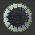 modern engine rocket engine jet engine 3d model