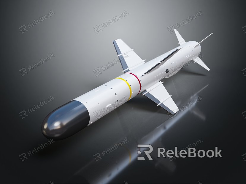 modern missile bomb airborne missile shipborne missile model